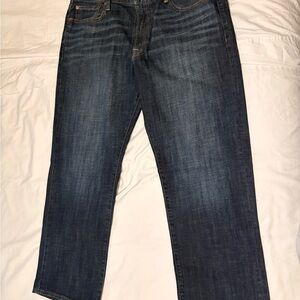 Lucky Brand Men's Dark Blue Straight Jeans